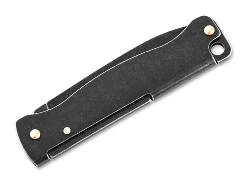 Böker Plus Atlas Mini Dark – Schlüsselbundmesser mit Black-Stonewash-Finish Böker Plus