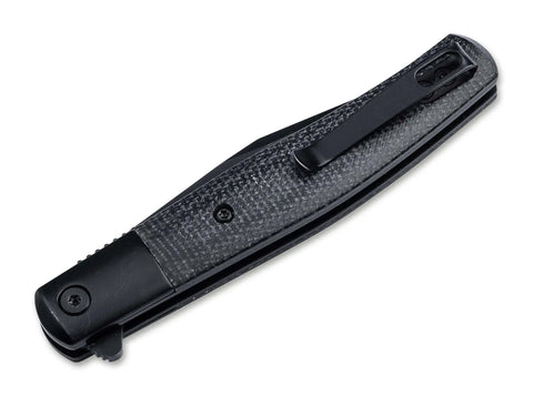 Böker Plus Modern Stockman – Taschenmesser mit Nitro-V Stahl, Micarta Griff & Flipper | Linerlock EDC Böker Plus