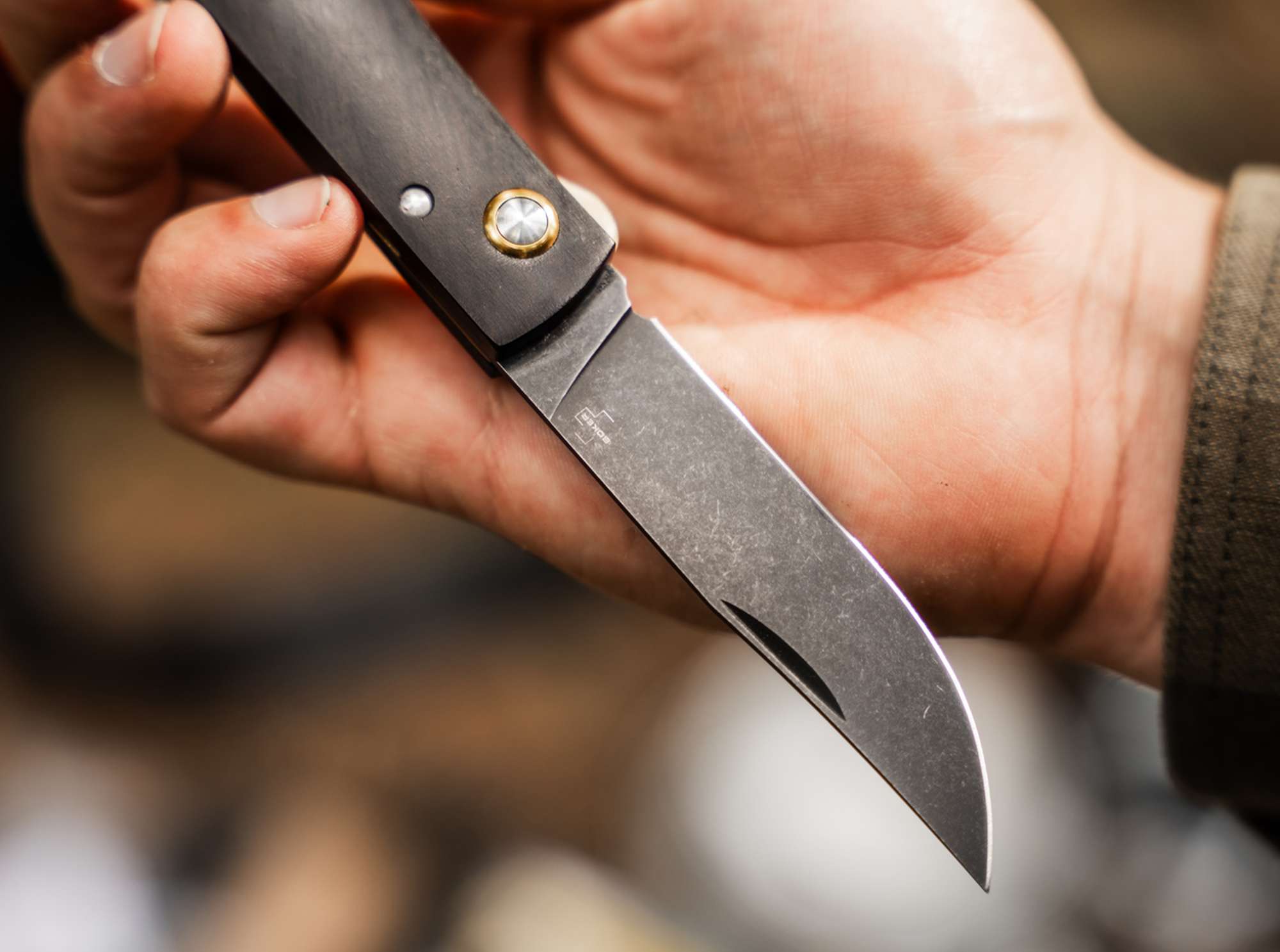 Böker Plus Rusticus All Black – Klassisches Taschenmesser im modernen Look