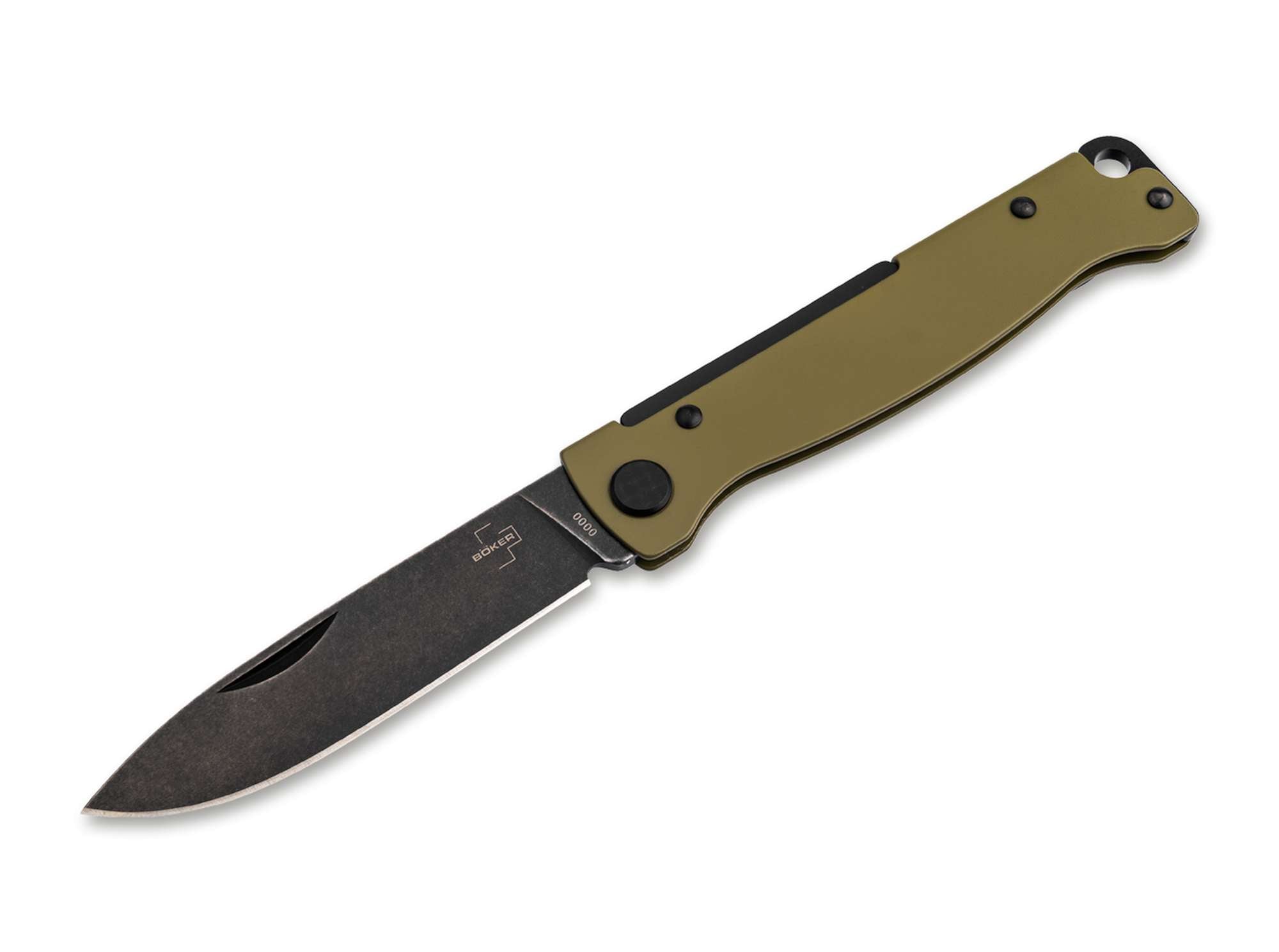 Böker Plus Atlas OD Green – leichtes, robustes §42a-konformes EDC-Taschenmesser