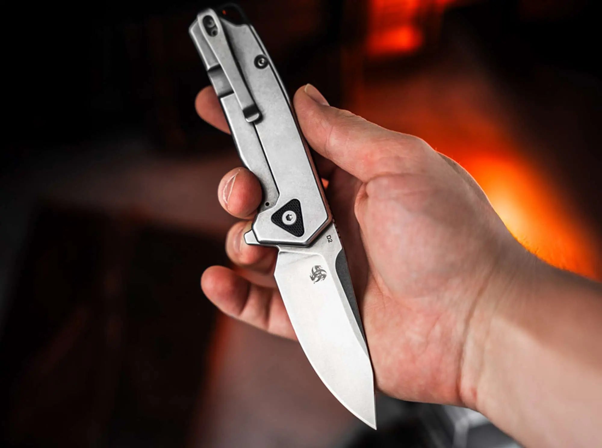 Böker Plus Gemtek Black G10 – EDC Taschenmesser mit D2-Klinge, Framelock & Deep-Carry Clip Böker Plus