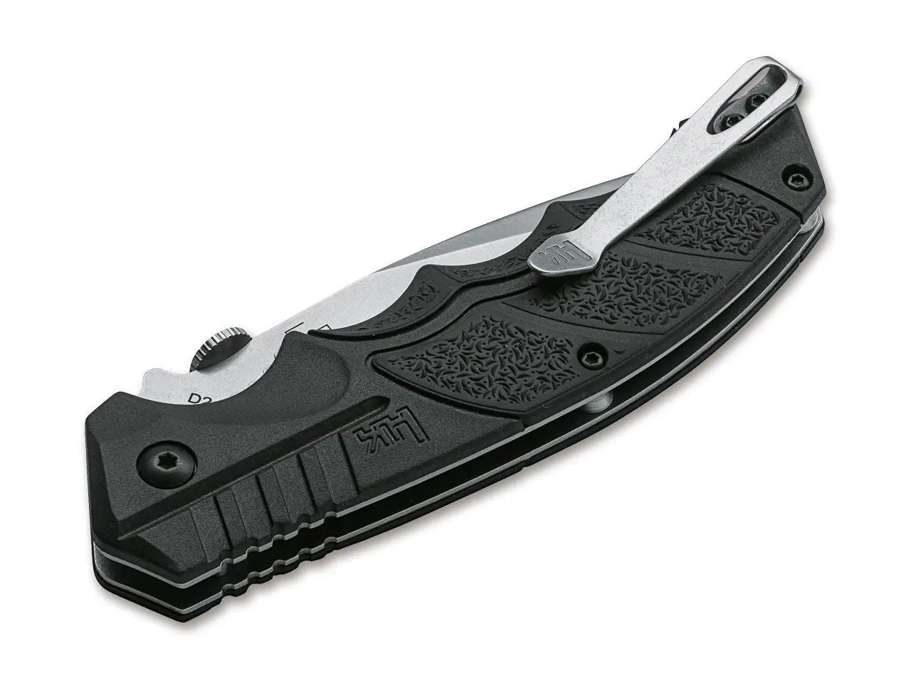 Heckler & Koch SFP Tactical Folder D2 Messer Linerlock EDC Taschenmesser Heckler & Koch
