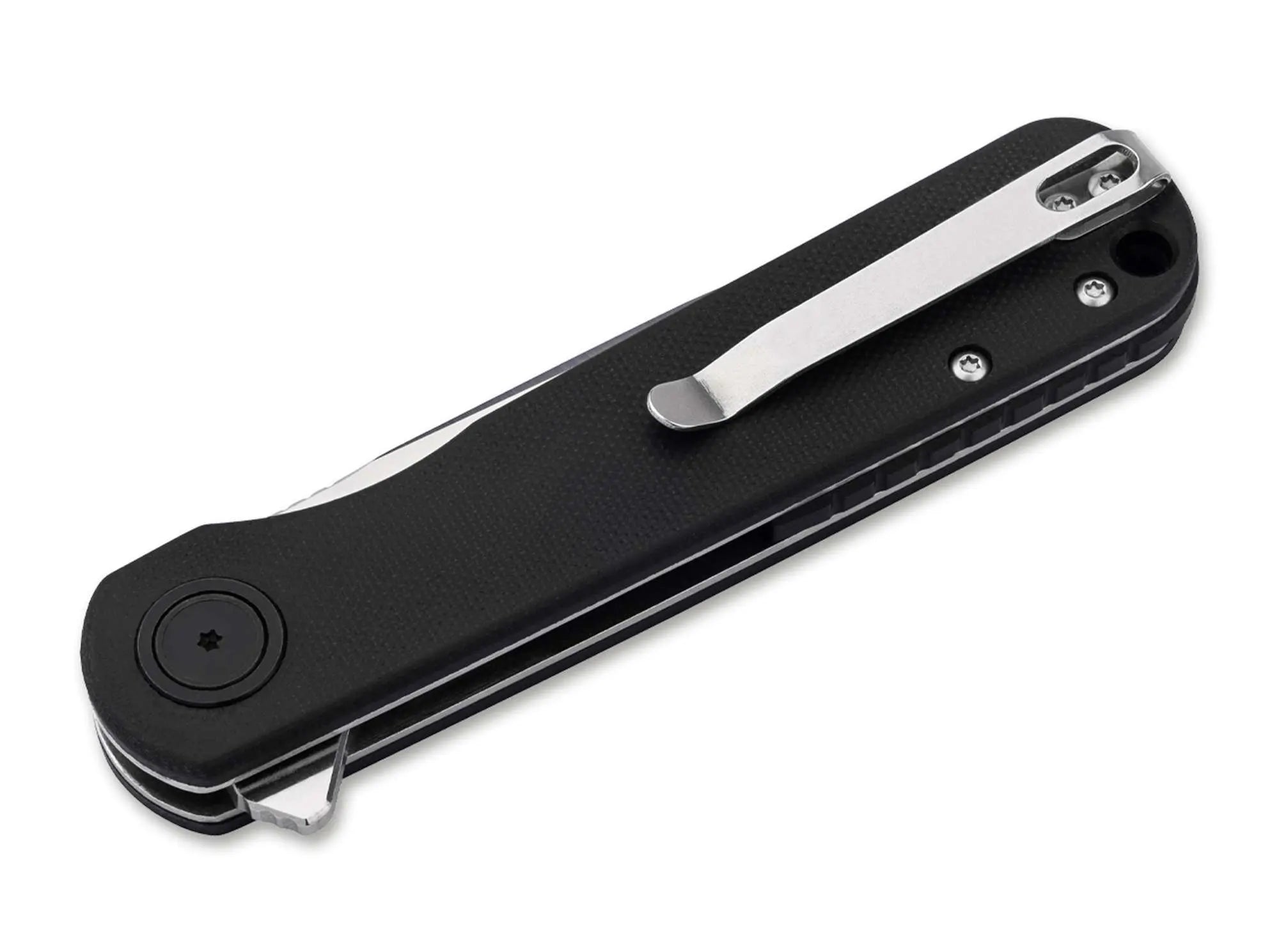 Böker Magnum Bradock Black Taschenmesser 440B Stahl, G10 Griff, Flipper, Linerlock Böker Plus