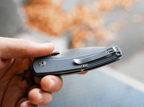 Böker Magnum Huayna Blue – 440B Taschenmesser mit G10 Griff