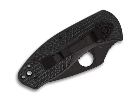 Spyderco Ambitious Lightweight Black Blade PlainEdge