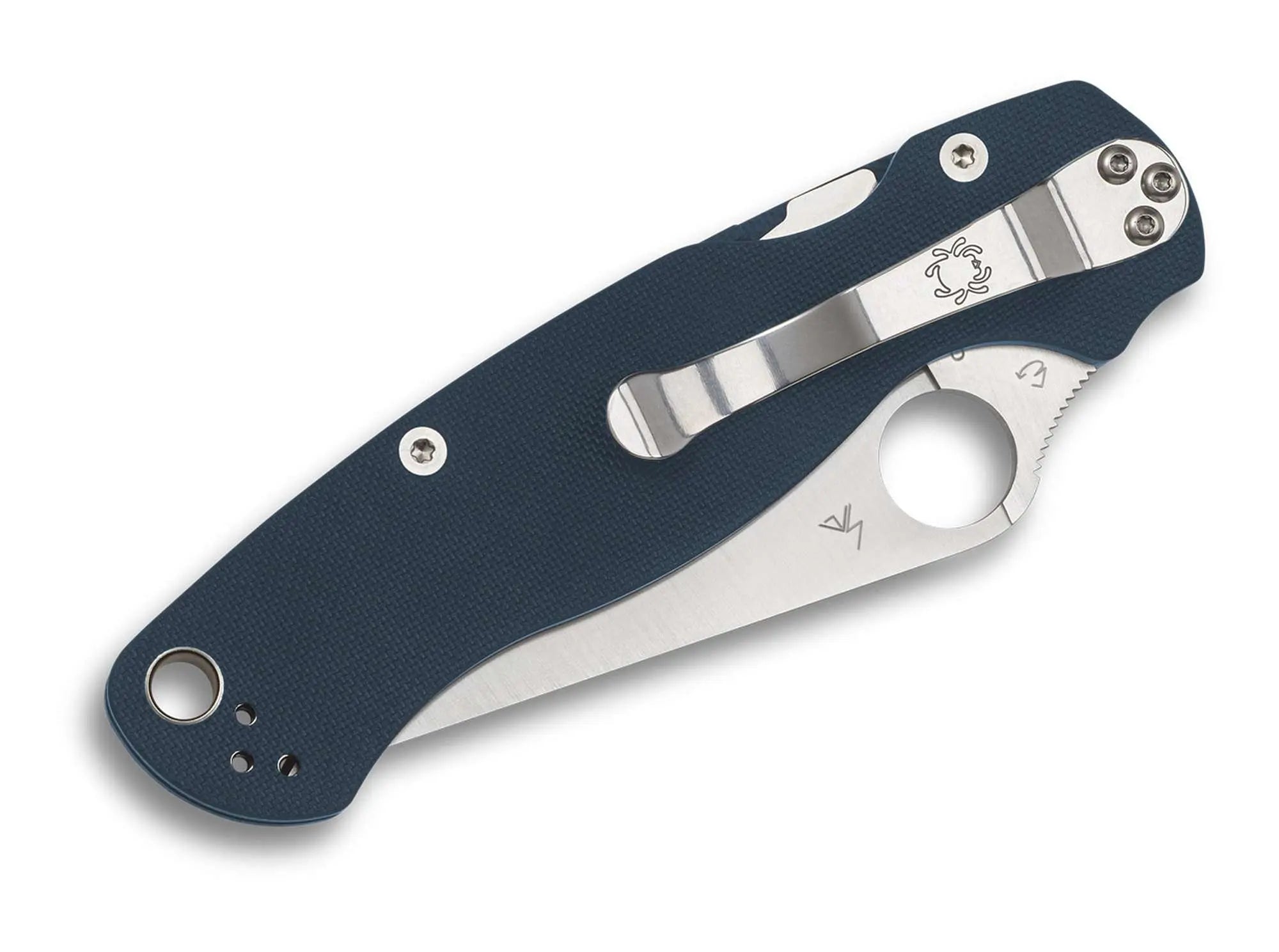 Spyderco Para Military 2 CPM SPY27 – Taschenmesser mit Exklusivstahl & G10 Kobaltblau Spyderco