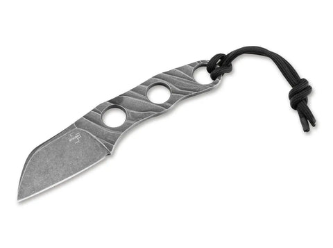 Böker Plus Kazhan Neck Knife – D2 Stahl, Kydex, Sheepfoot, 14 cm, EDC Messer Böker Plus