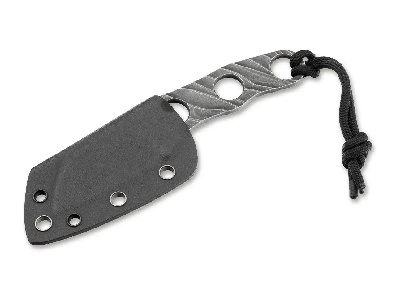 Böker Plus Kazhan Neck Knife – D2 Stahl, Kydex, Sheepfoot, 14 cm, EDC Messer Böker Plus