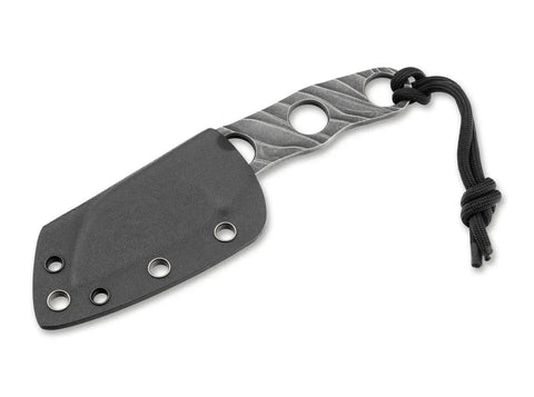 Böker Plus Kazhan Neck Knife – D2 Stahl, Kydex, Sheepfoot, 14 cm, EDC Messer Böker Plus