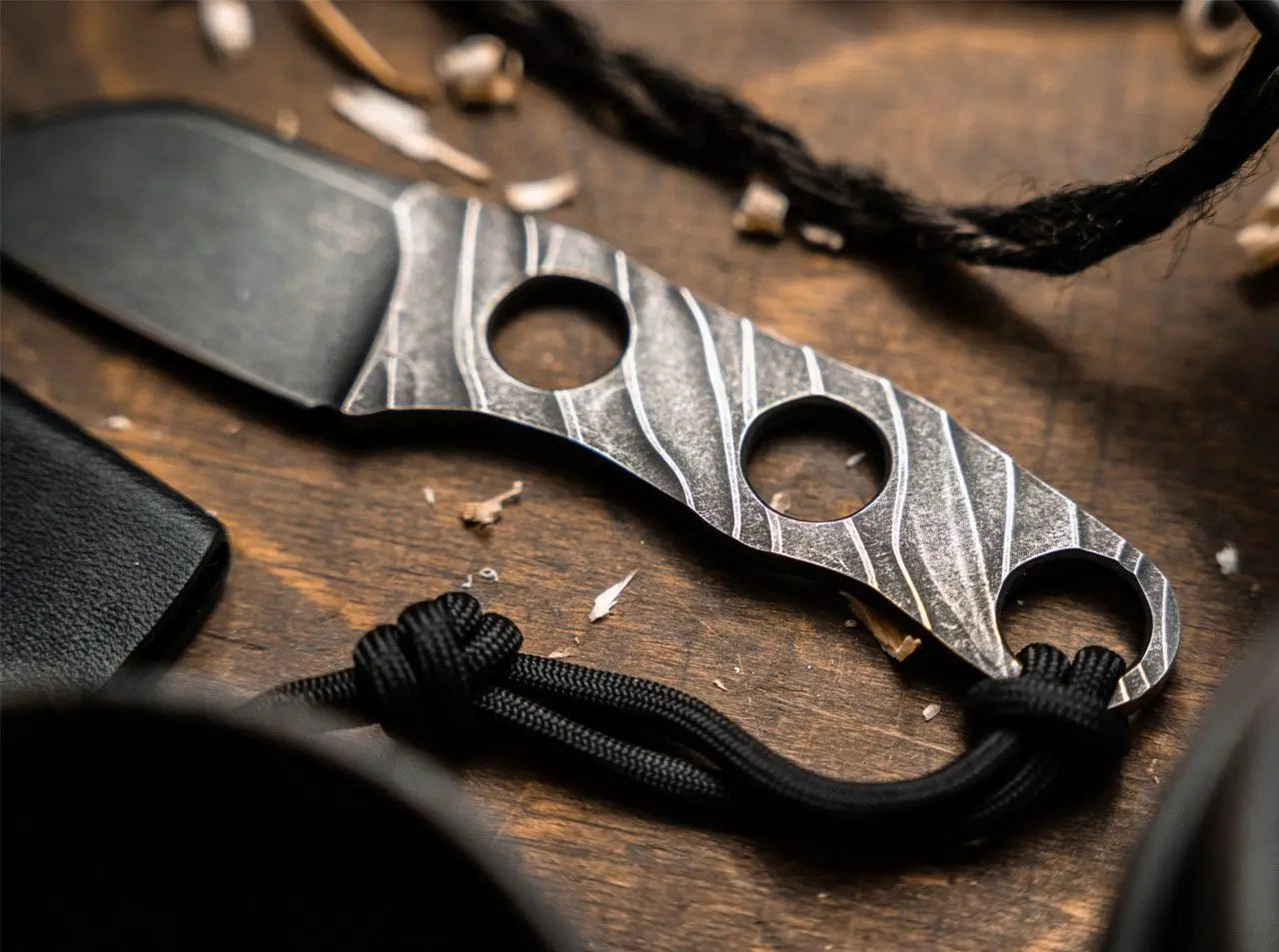 Böker Plus Kazhan Neck Knife – D2 Stahl, Kydex, Sheepfoot, 14 cm, EDC Messer Böker Plus