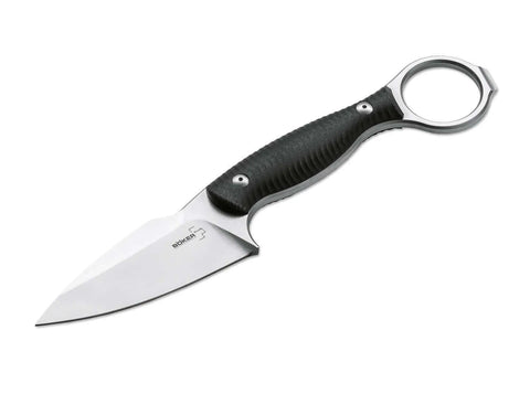 Böker Plus Accomplice D2 Feststehendes Messer EDC Neck Knife G10 Kydexscheide Böker Plus