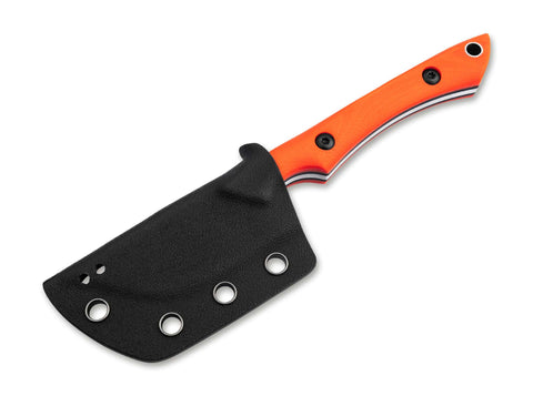 Böker Plus M.U.K. Orange – kompaktes Nessmuk-Fixed-Blade für Jagd & Outdoor