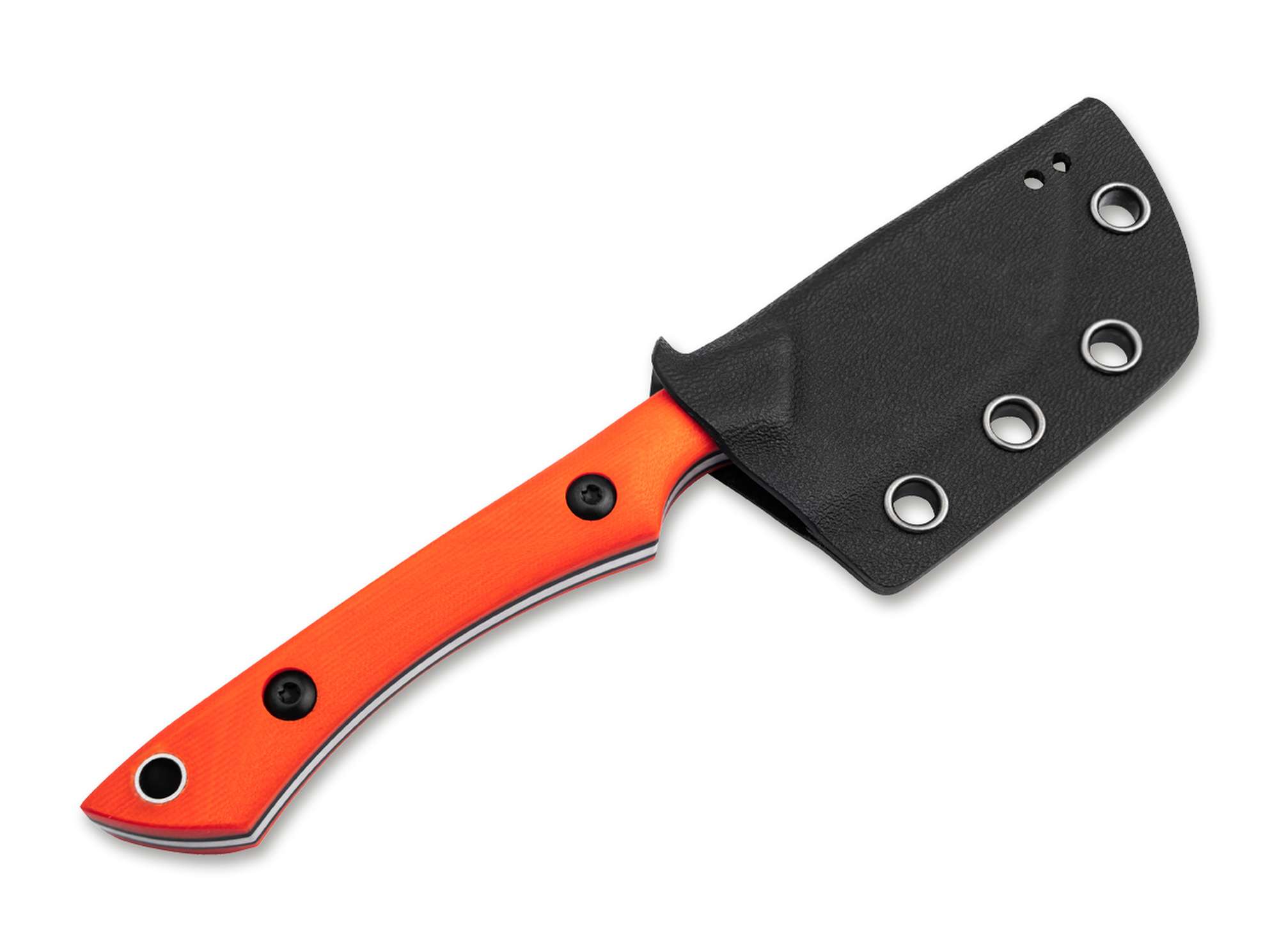 Böker Plus M.U.K. Orange – kompaktes Nessmuk-Fixed-Blade für Jagd & Outdoor