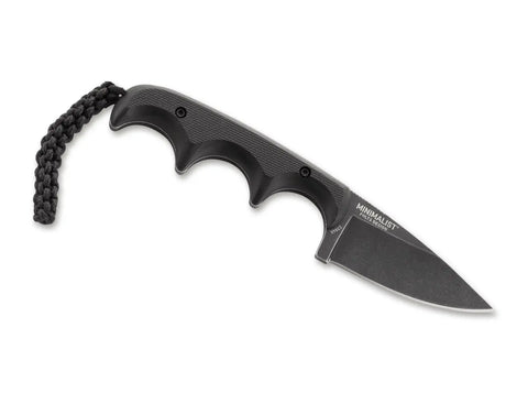 CRKT Minimalist Drop Point Neck Knife 5Cr15MoV G10 Alan Folts Messer 2384K CRKT