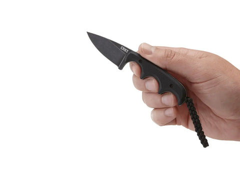 CRKT Minimalist Drop Point Neck Knife 5Cr15MoV G10 Alan Folts Messer 2384K CRKT