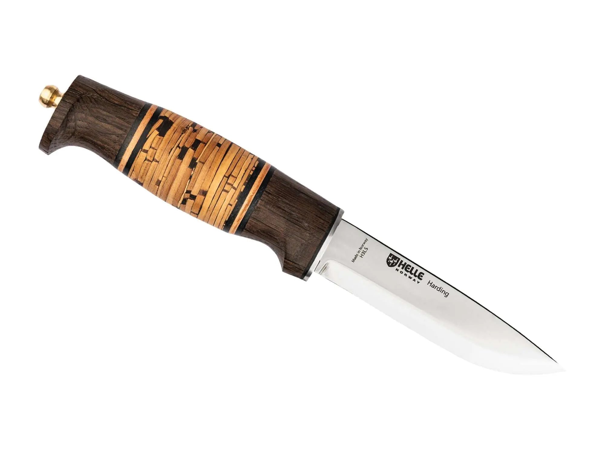 Helle Harding Birch Bark Messer Outdoor Jagdmesser Scandi Lederscheide HELLE