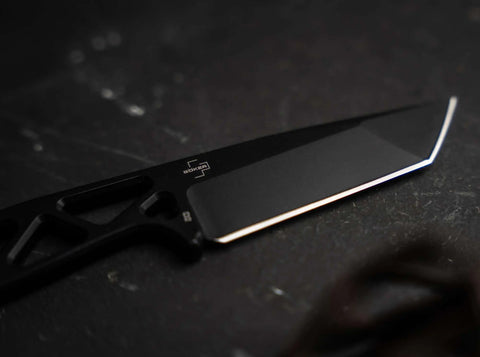Heckler & Koch FX01 – Feststehendes Ganzstahlmesser D2, Tanto-Klinge & Kydexscheide Heckler & Koch