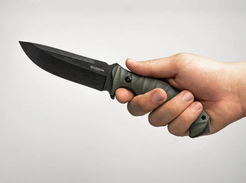 Böker Magnum Persian Fixed – feststehendes Outdoormesser mit 12 cm 440A Klinge, Full Tang & Kydexscheide Böker Magnum
