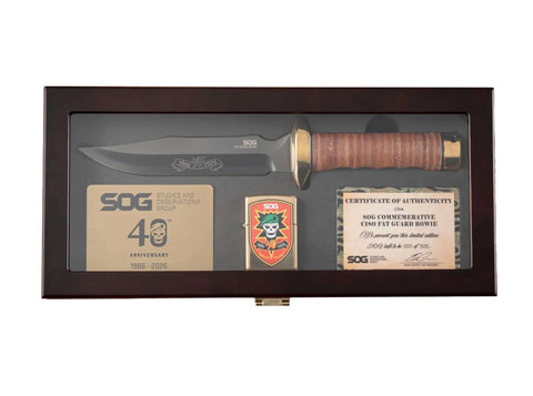 SOG 02SG397 – Lederscheide des Sammlersets im Detail