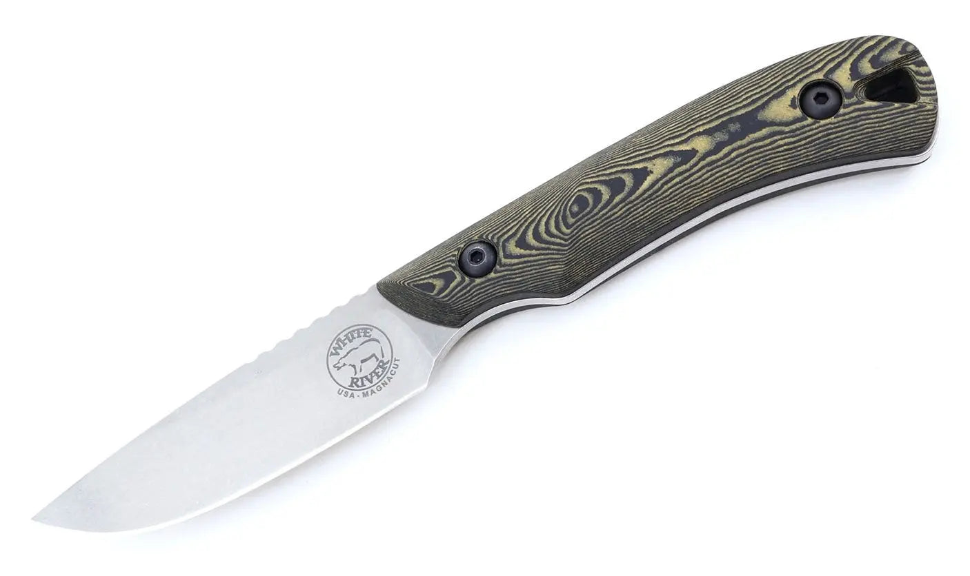White River Axiom – CPM MagnaCut Fixed Blade Messer inkl. Kydexscheide (USA) White River Knife & Tool