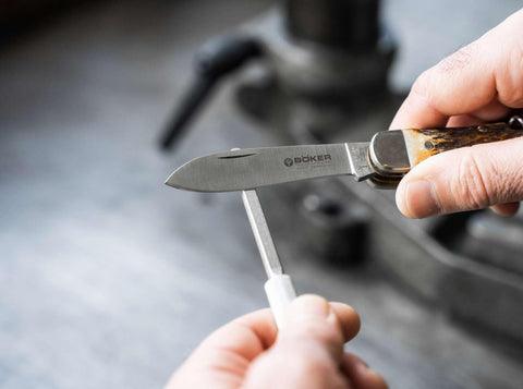 Böker Diamant Schärf-Stift handliches Schärfgerät für Wellenschliff oder geraden Schliff