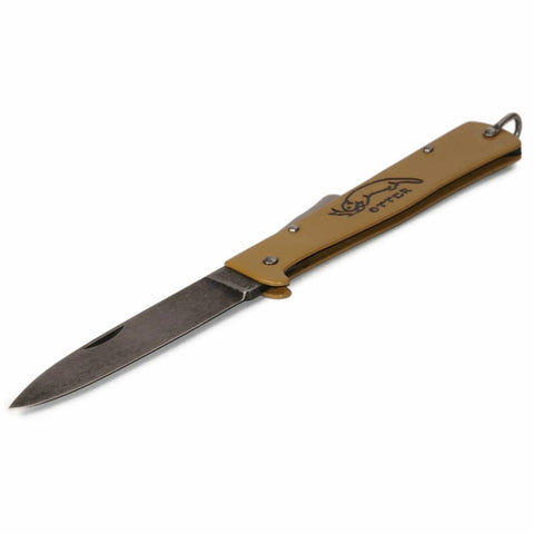 OTTER Mercator Sahara – Klappmesser mit C75 Stone Wash & sandfarbenem Griff, Solingen GMELCH