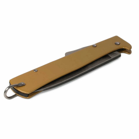 OTTER Mercator Sahara – Klappmesser mit C75 Stone Wash & sandfarbenem Griff, Solingen GMELCH