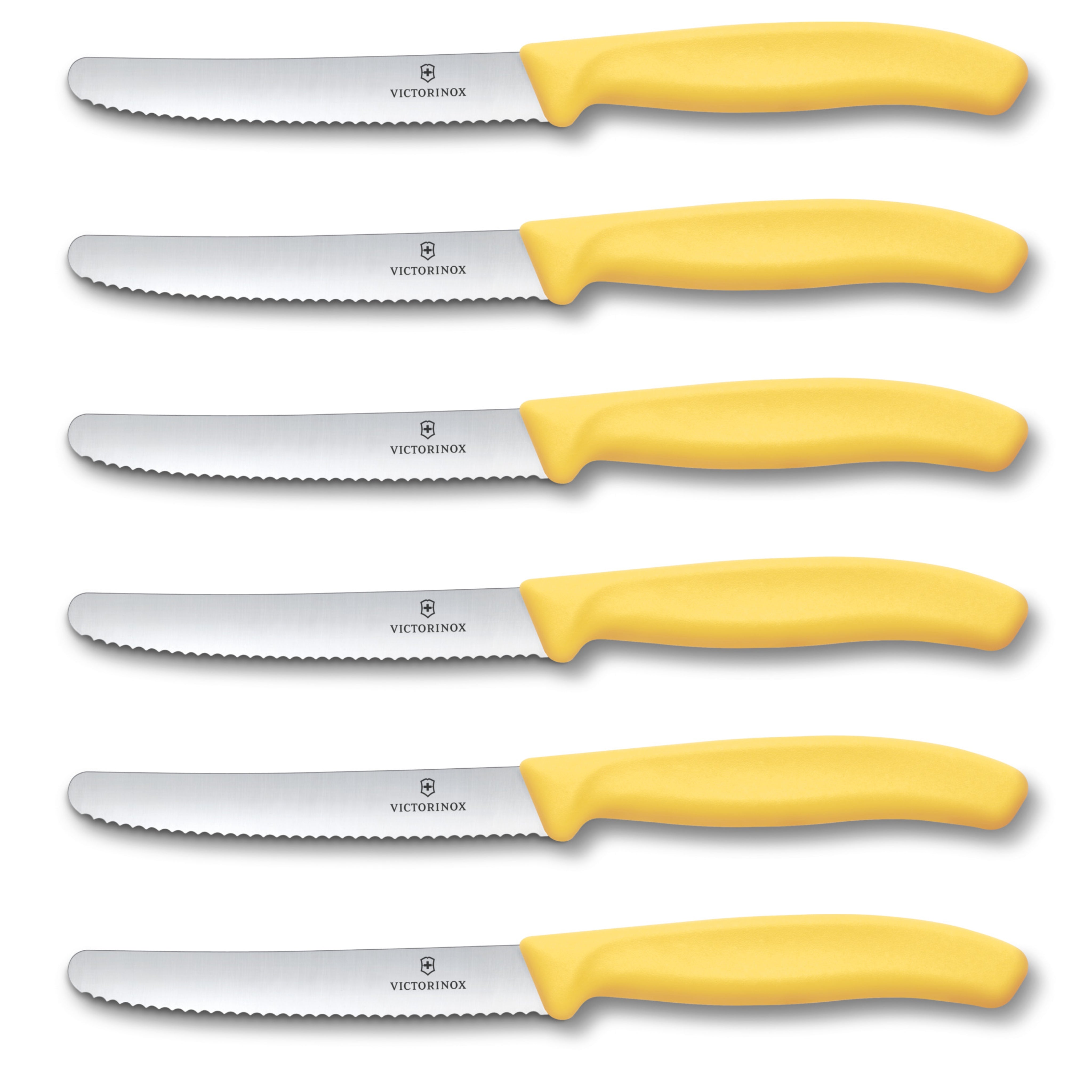 Victorinox Swiss Classic Tafelmesser mit Wellenschliff alle Farben Brotzeitmesser Frühstücksmesser