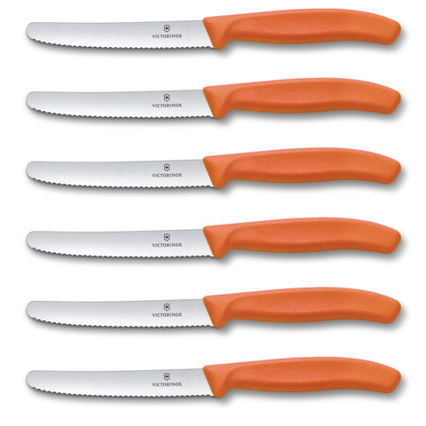Victorinox Swiss Classic Tafelmesser mit Wellenschliff alle Farben Brotzeitmesser Frühstücksmesser