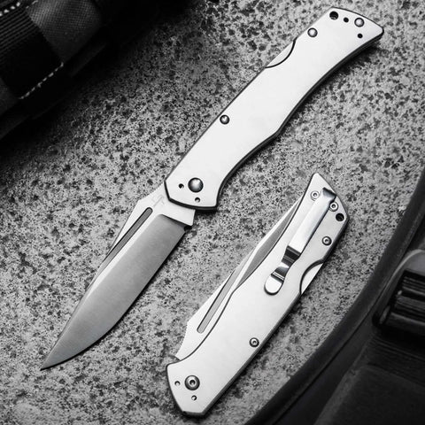 Böker Plus MEK Taschenmesser – robustes Einsatzmesser mit Nitro-V Klinge & Edelstahlgriff Böker Plus