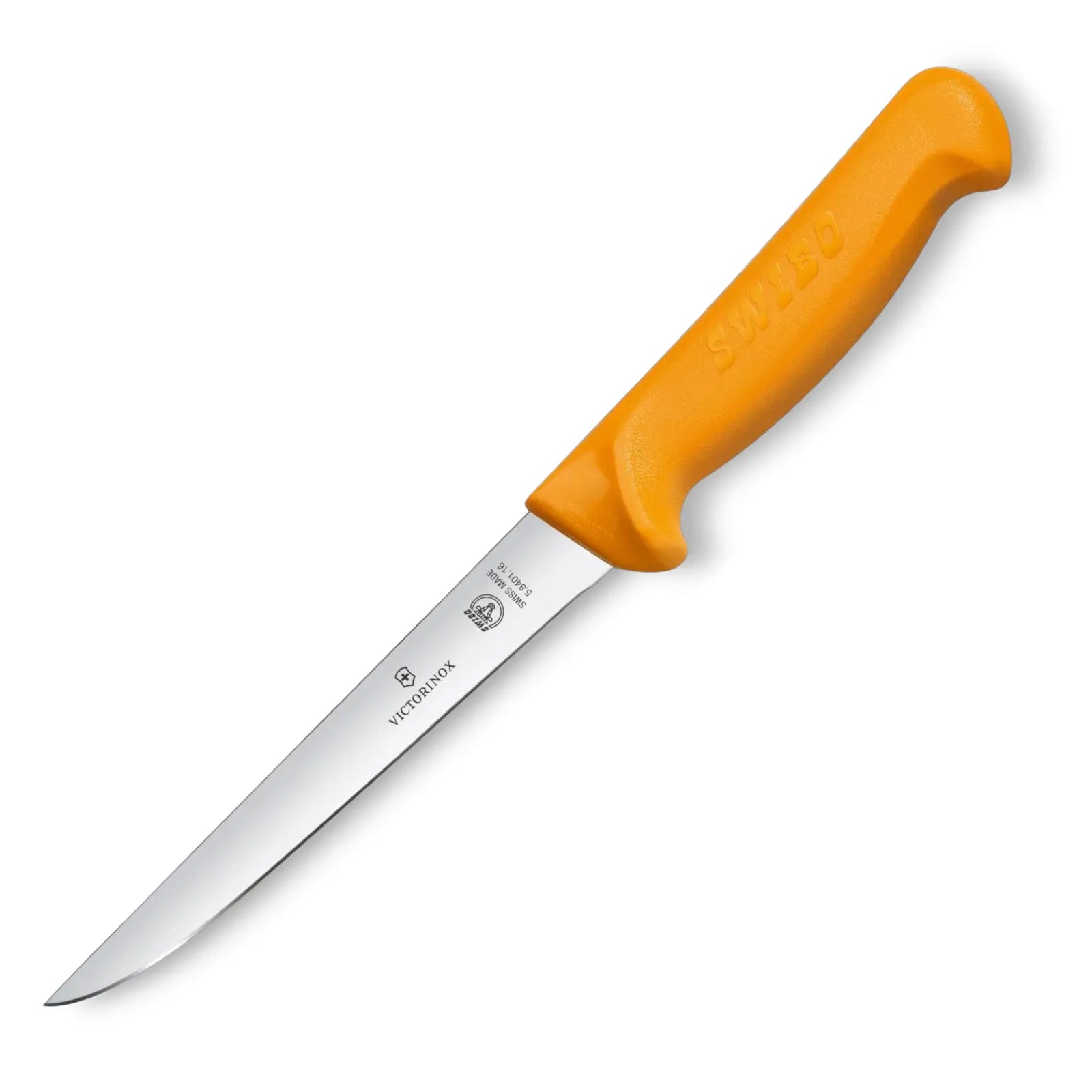 Victorinox Swibo Ausbeinmesser 14 cm gerade – Victorinox Profi-Messer orange 5.8401.14 Victorinox