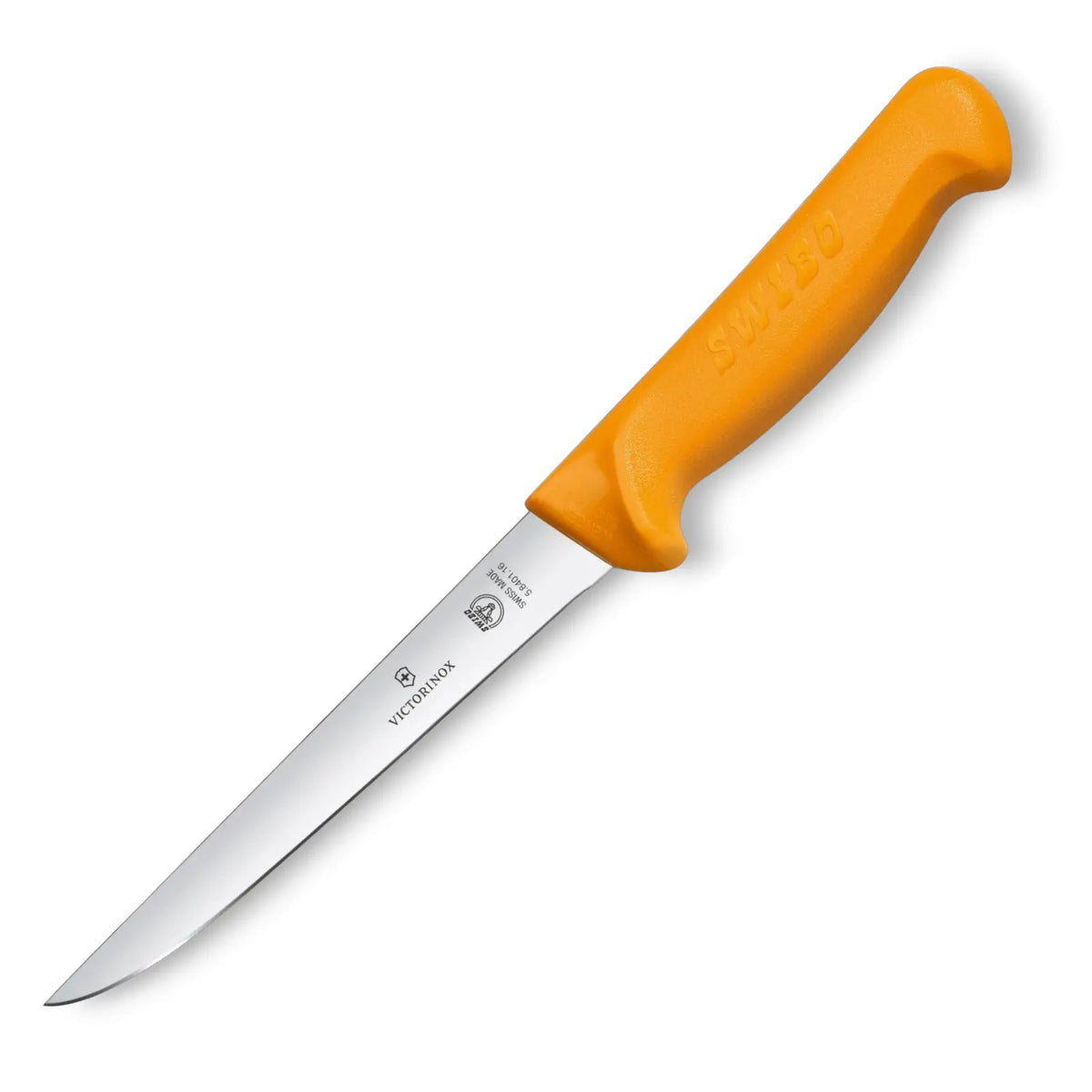 Victorinox Swibo Ausbeinmesser 14 cm gerade – Victorinox Profi-Messer orange 5.8401.14 Victorinox