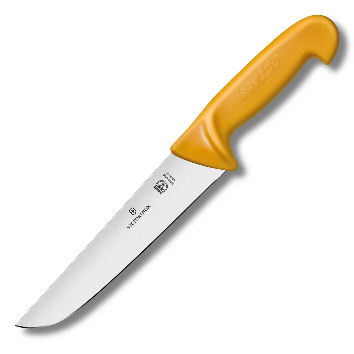 Victorinox Swibo Schlachtmesser 21 cm gerade – Victorinox Profi-Messer für Fleischverarbeitung und Metzgerei 5.8431.21 Victorinox