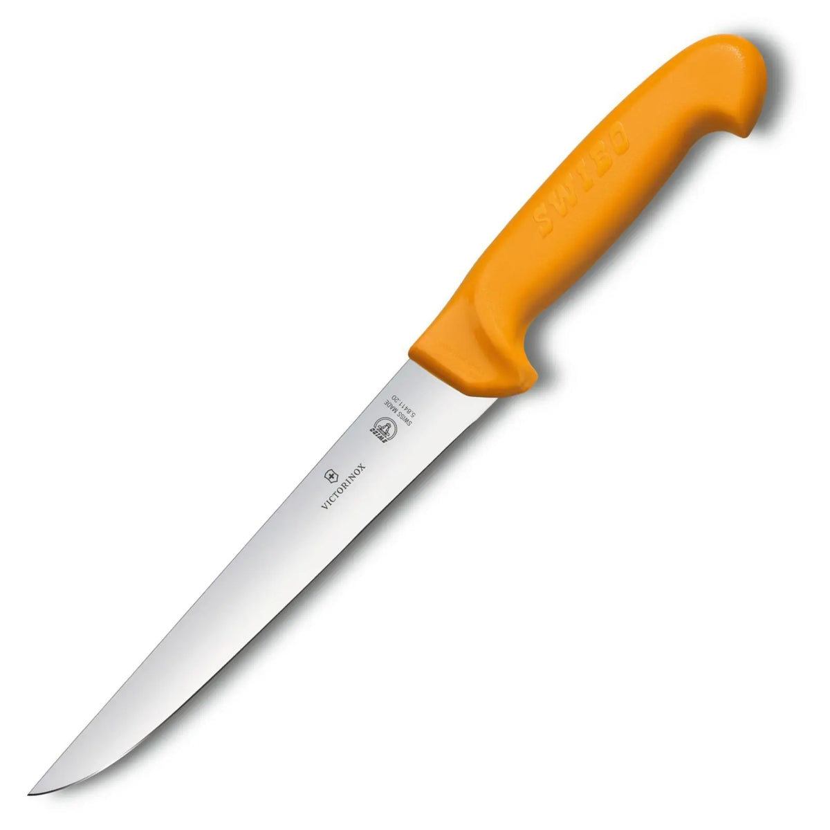 Victorinox Swibo Stechmesser 21 cm gerade – Victorinox Profi-Messer für Fleischverarbeitung und Metzgerei 5.8411.18 Victorinox