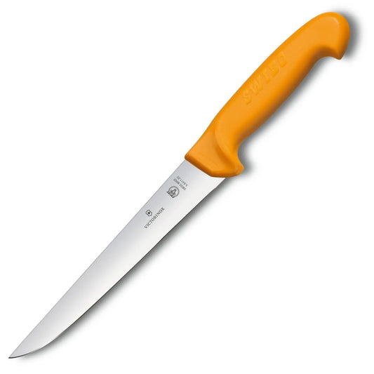 Victorinox Swibo Stechmesser 25cm – Profi-Fleischmesser mit ergonomischem Griff & langer 5.8411.25 Klinge Victorinox