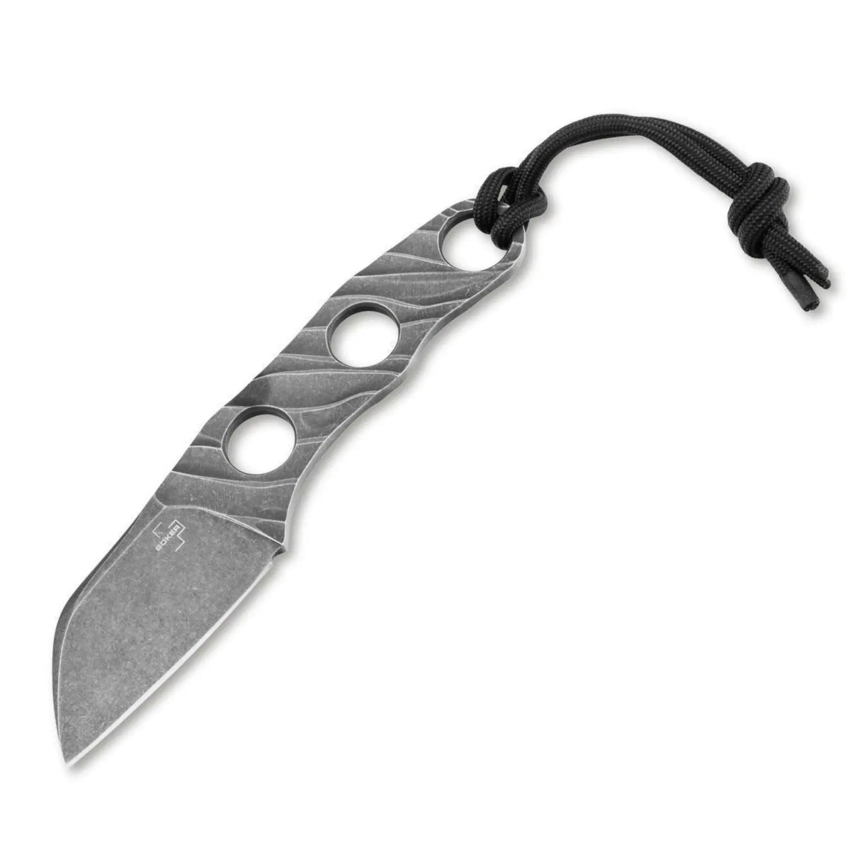 Böker Plus Kazhan Neck Knife – D2 Stahl, Kydex, Sheepfoot, 14 cm, EDC Messer Böker Plus