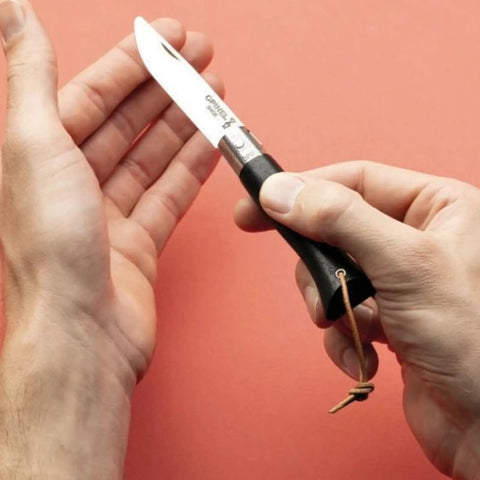 Opinel néo6 Opiflex Taschenmesser Ebenholz – 7 cm EDC, sicher & edel, Made in France Opinel