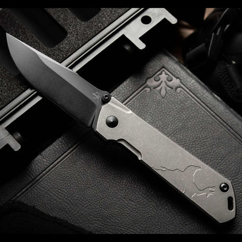 Böker Plus Raven Kihon Titan CPM-S35VN – Limited Edition 300 Stück – Framelock Böker Plus