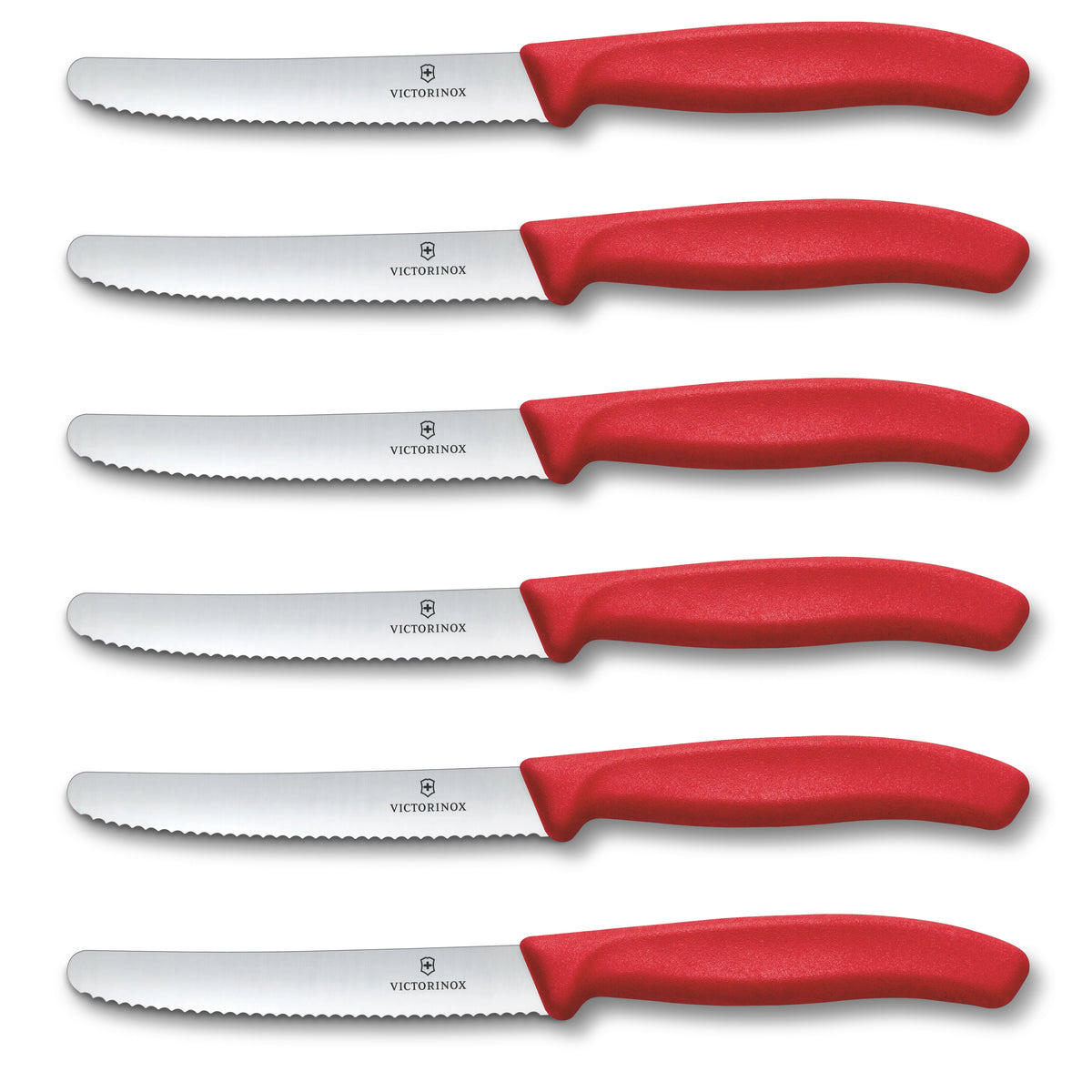 Victorinox Swiss Classic Tafelmesser mit Wellenschliff alle Farben Brotzeitmesser Frühstücksmesser