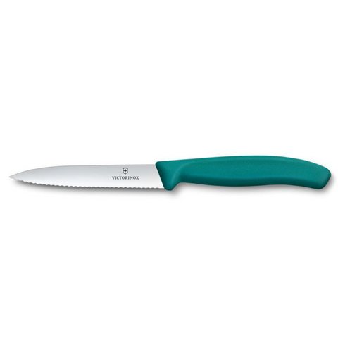 Victorinox Swiss Classic Gemüsemesser 10cm mit Wellenschliff spülmaschinenfest