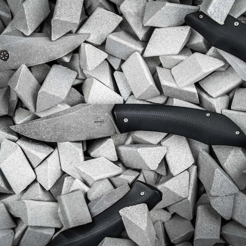Böker Plus SamoSaur D2 G10 Slipjoint Messer Durand Lurquin Stonewash Clippoint Böker Plus