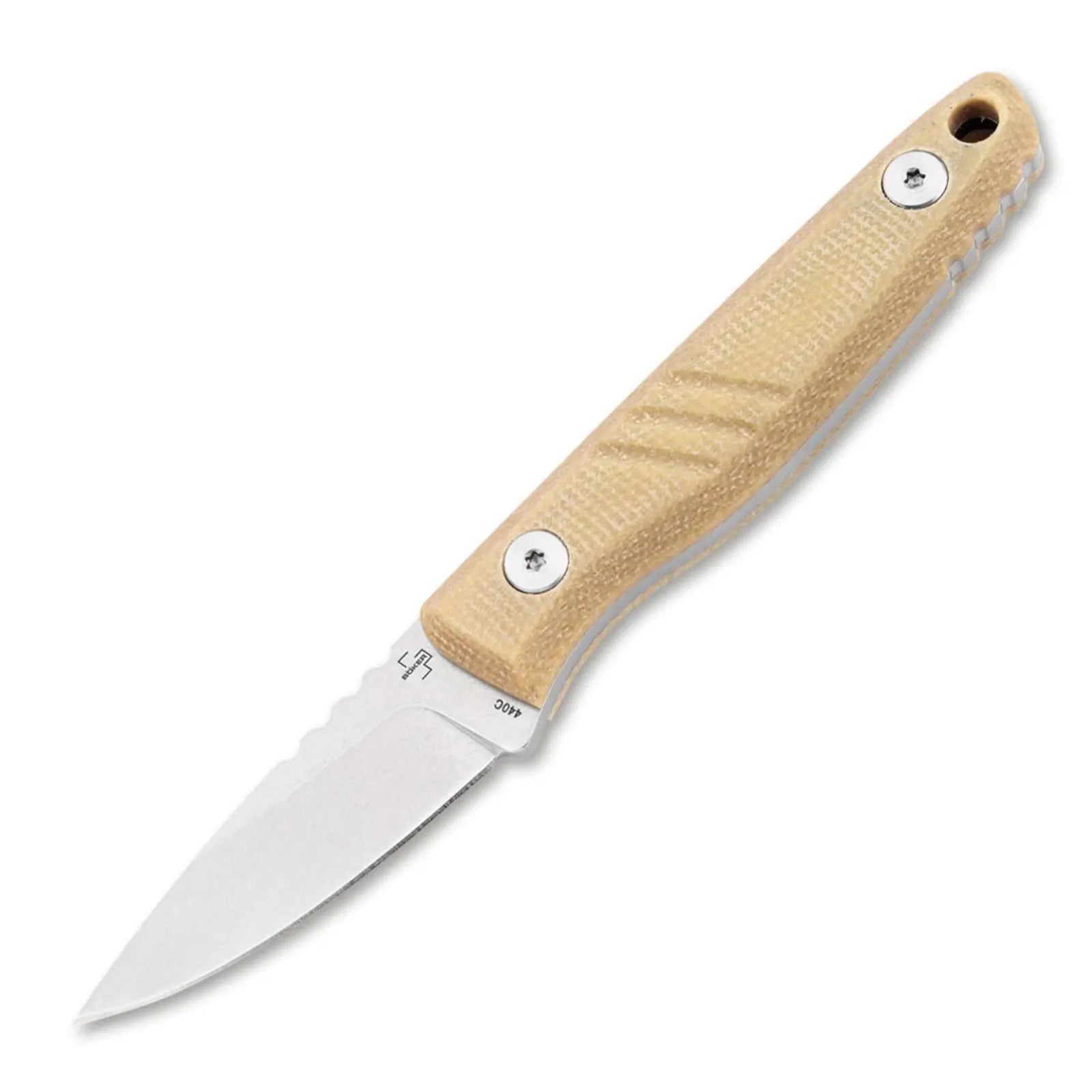 Böker Plus Five Point Nine – Feststehendes EDC Messer 440C, Micarta Böker Plus