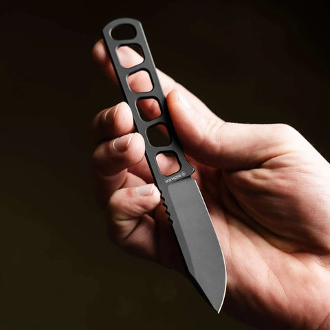 Böker Manufaktur Solingen BFF Packlite Allblack – Ultraleichtes Neck Knife aus MagnaCut mit Kydexscheide Böker Manufaktur Solingen