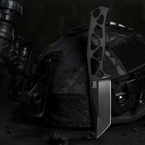 Heckler & Koch FX01 – Feststehendes Ganzstahlmesser D2, Tanto-Klinge & Kydexscheide Heckler & Koch