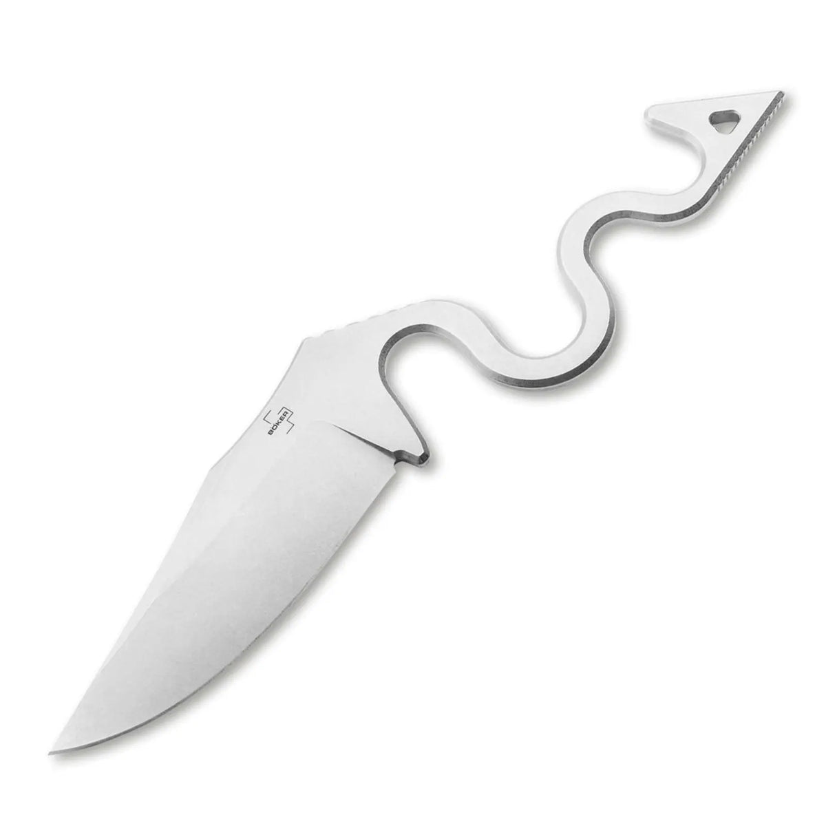 Böker Plus The Midgards Snake – Feststehendes Messer D2 Stahl, Ganzstahlkonstruktion, Kydex-Scheide Böker Plus