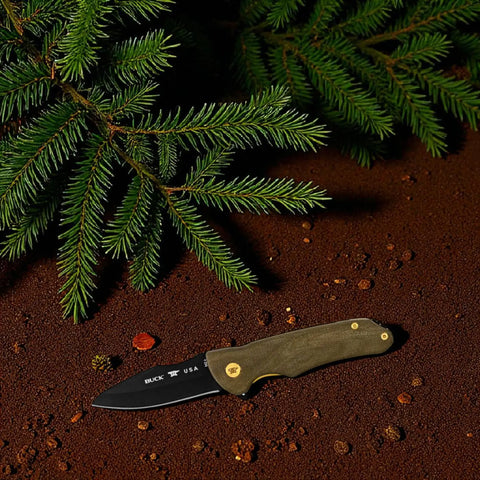 Buck 842 SPRINT OPS PRO Taschenmesser – Micarta, S45VN Stahl, Legacy Collection Buck