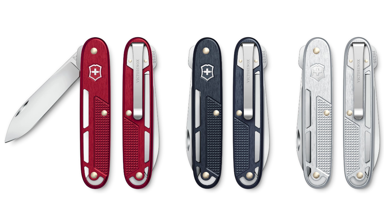Victorinox Onefold Alox 93mm – Rot, Dunkelblau oder Silber – Kompaktes Taschenmesser