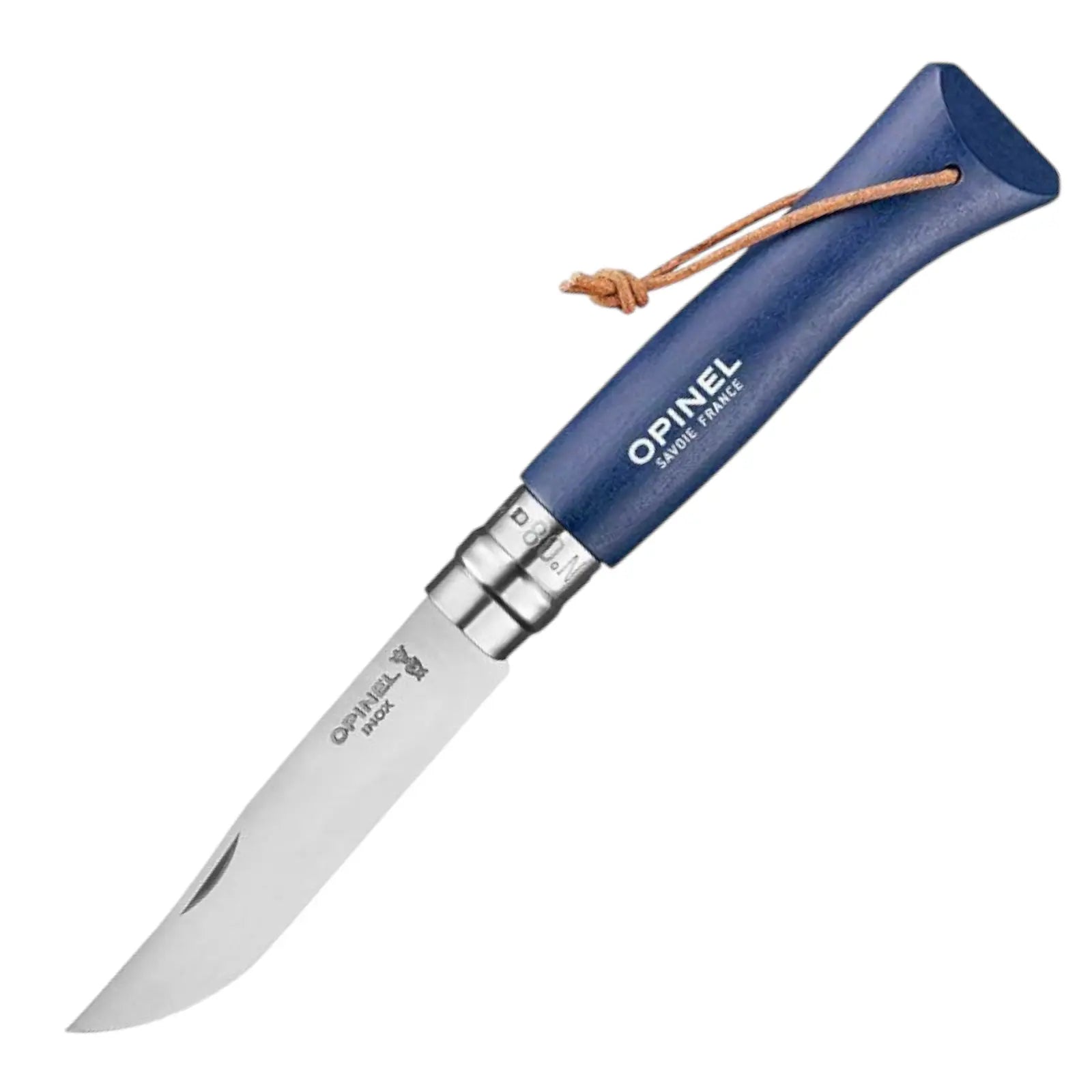 Opinel Nr. 8 Baroudeur Dunkelblau – Vielseitiges Taschenmesser mit Edelstahlklinge & Holzgriff Opinel