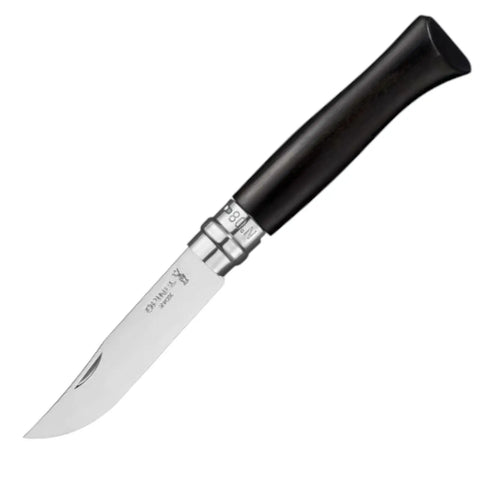 Opinel N°08 Ebenholz – Luxus-Taschenmesser mit tiefschwarzem Holzgriff & polierter Edelstahlklinge Opinel
