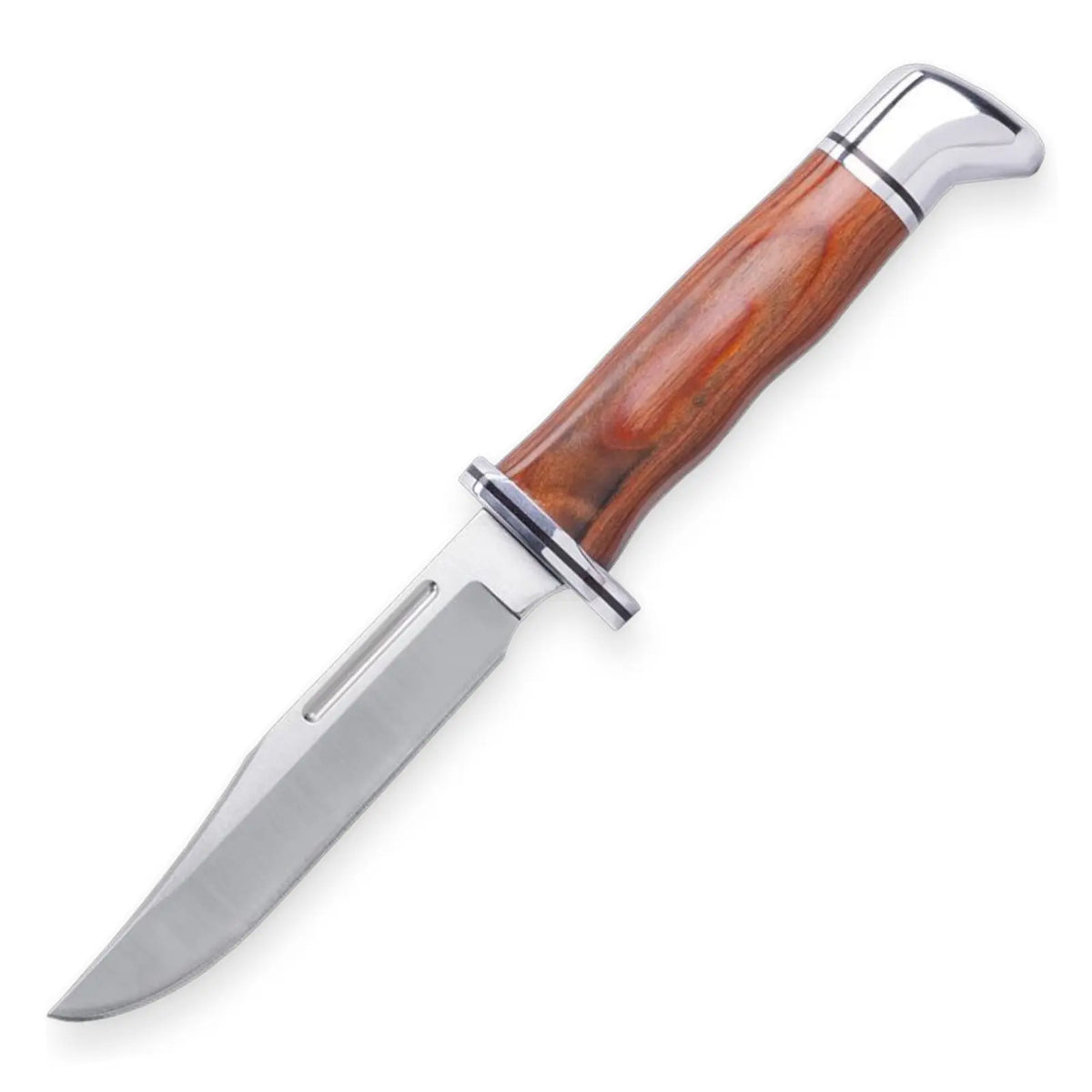 Buck Knives 117 Brahma – Jagd- und Outdoormesser mit 420HC Edelstahlklinge & Lederscheide Buck